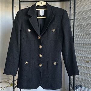 Clifford & Wills Black Blazer with Gold Accents